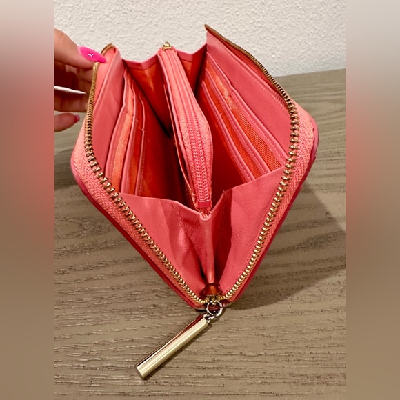 Lanvin En Bleu Sparkle Zip Around Wallet - Picture 14 of 16